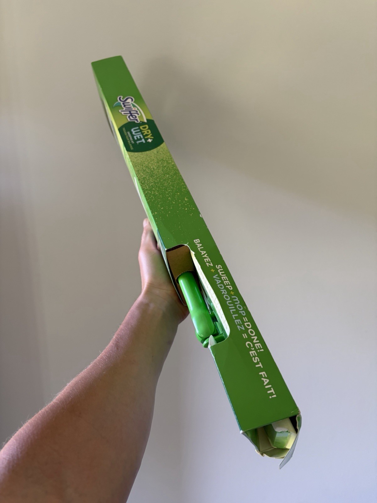 Swiffer 92814 Sweeper Dry + Wet Green Cordless Standard Hard Floor Deep Cleaner