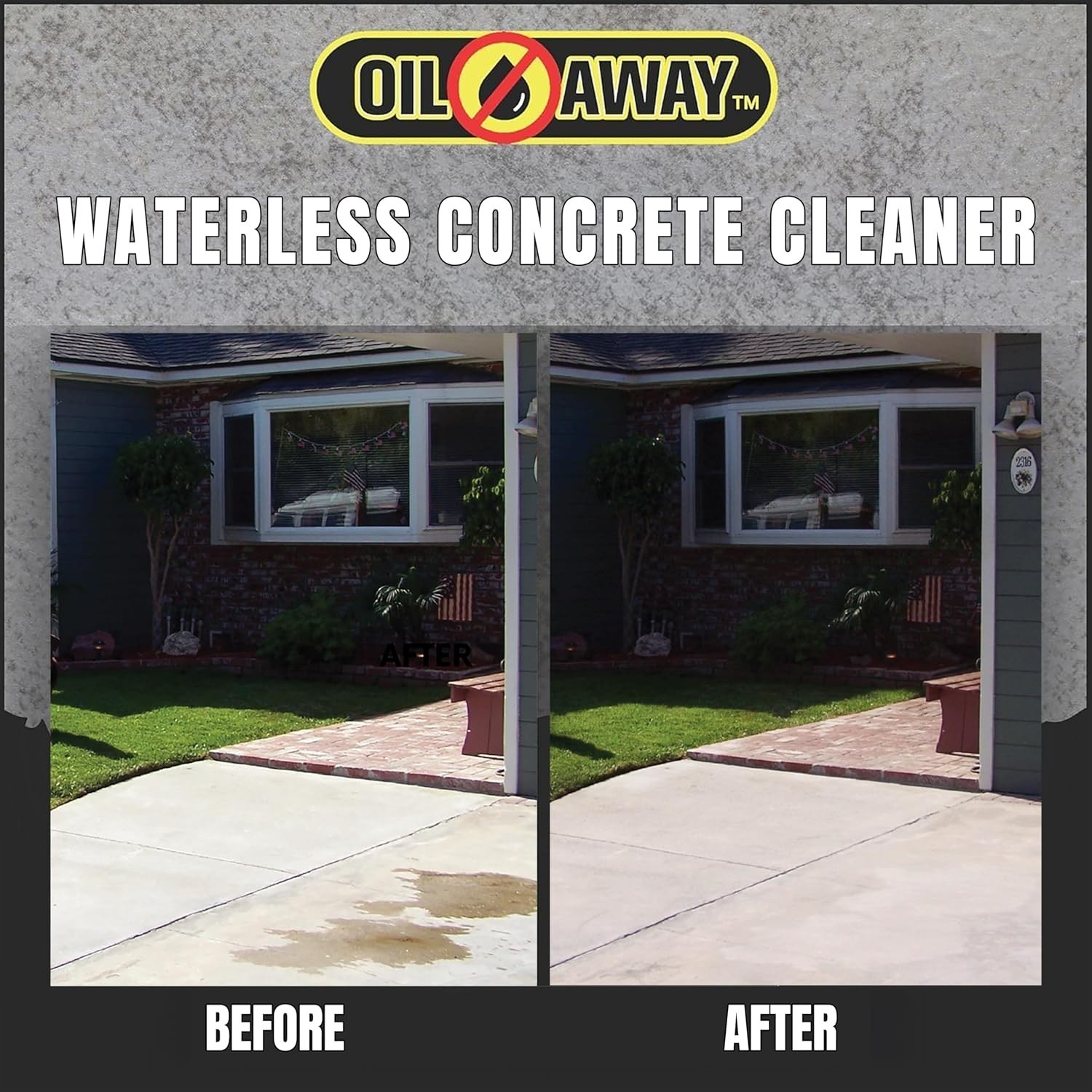 Driveway 5oz Cleaning Starter Kit | Fight Stains | Brighten Driveway | Dry Po…