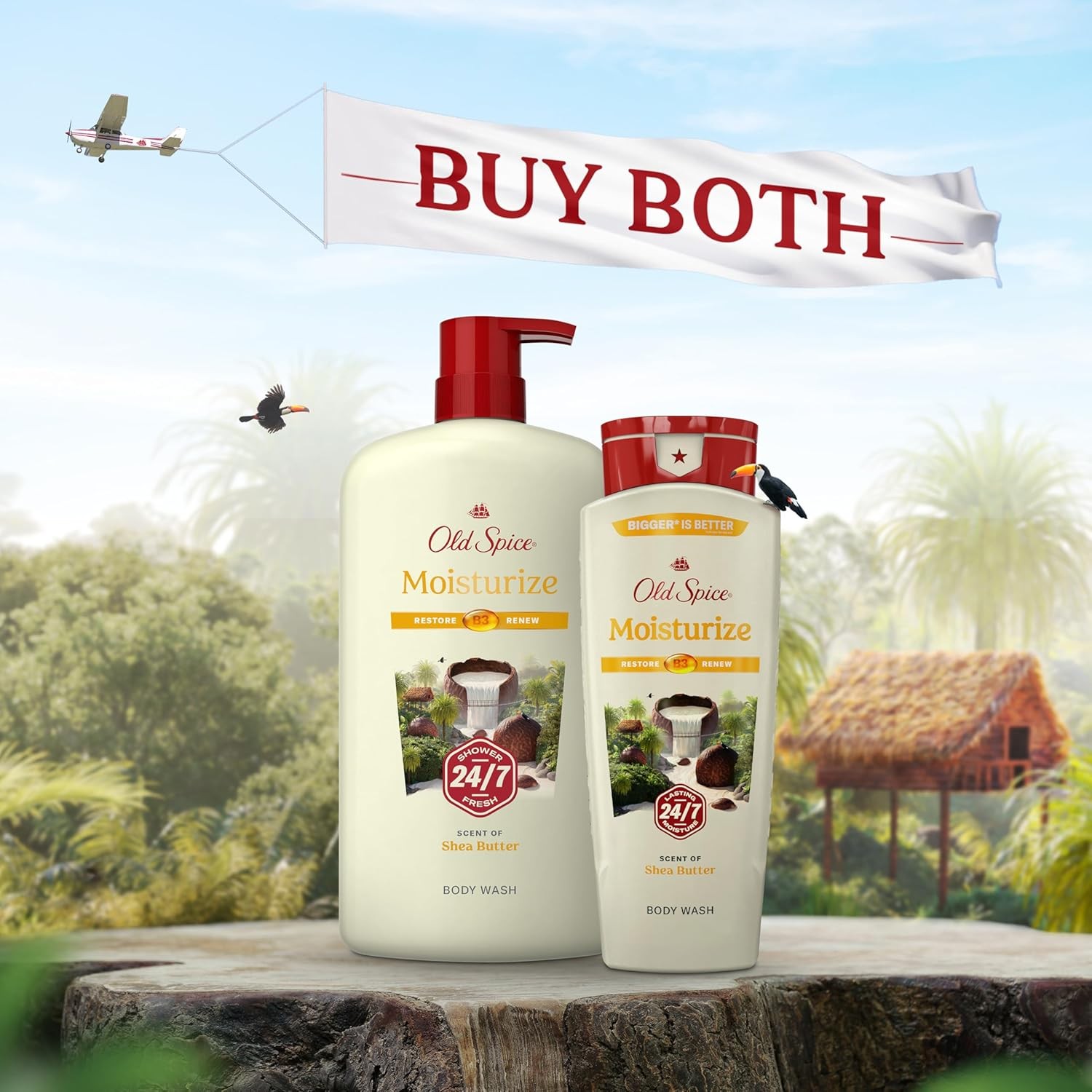 Old Spice Cleansing Body Wash for Men, 24/7 Shower Fresh with Lasting Scent, R