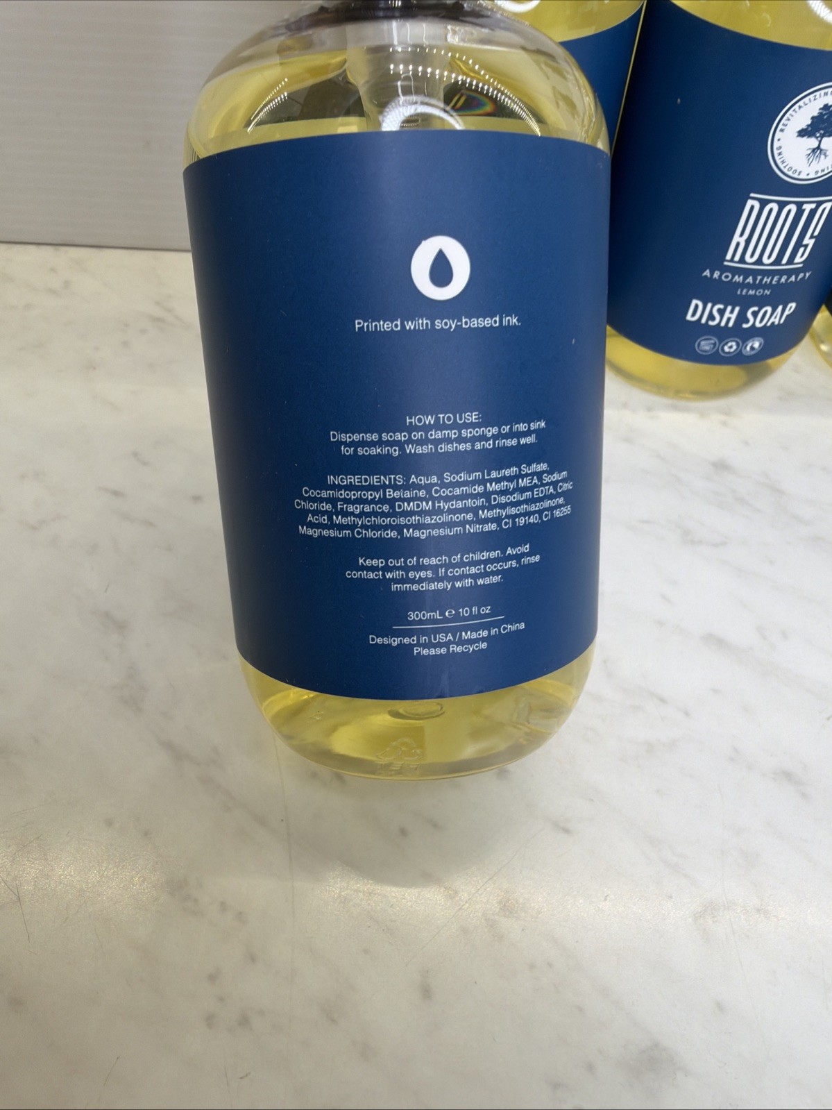TWO Roots Aromatherapy Lemon Dish Soap 10 Oz 300mL 285876 For Emporium Hotels