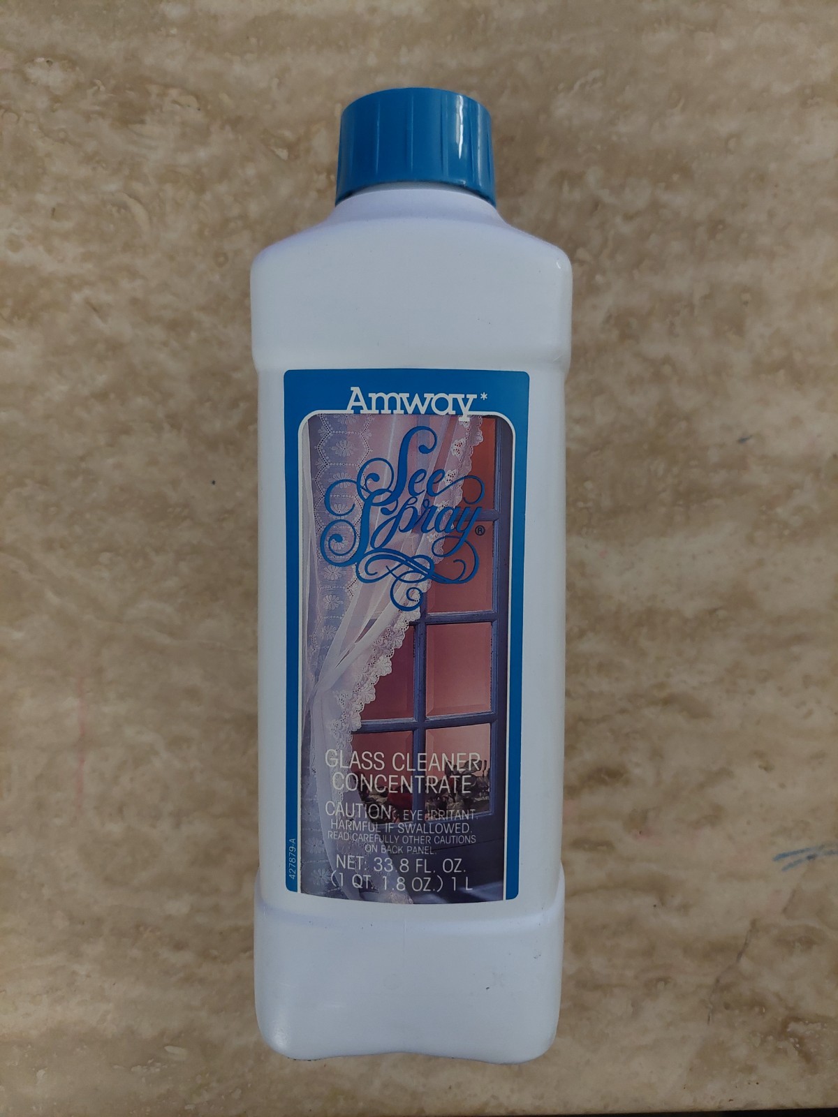 Amway See Spray Concentrate Glass Cleaner 1 L bottle NOS 1994 33.8 fl oz USA