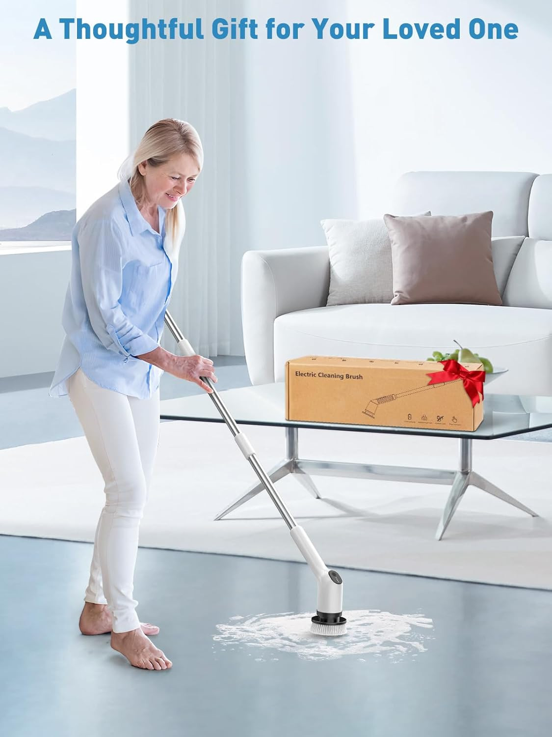 Cepillo De Limpieza Eléctrico Para Baño Limpiador De Fregadero Cocina 9 Pinceles