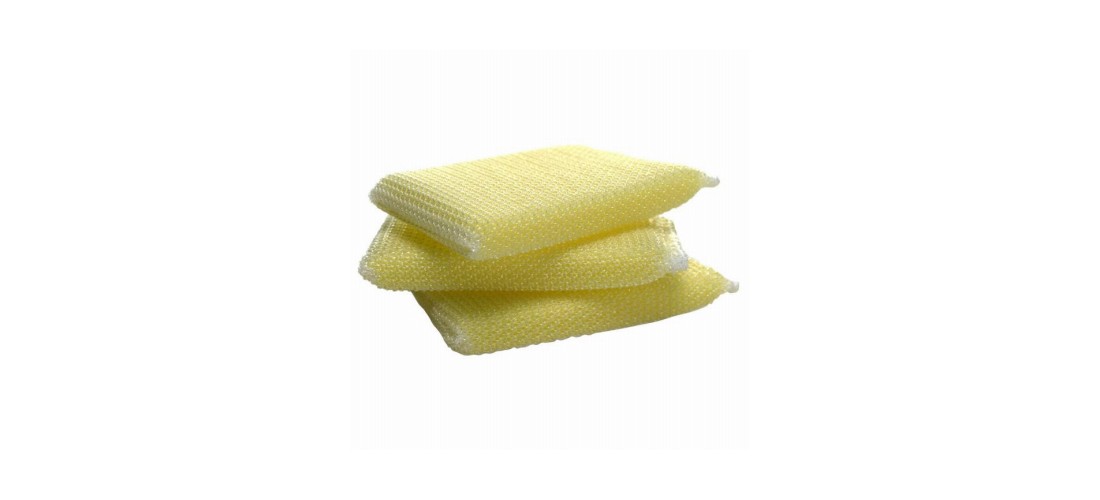 Scotch-Brite 723-2F Cleaning Pad Medium Duty For All Purpose 4.3″ L Yellow