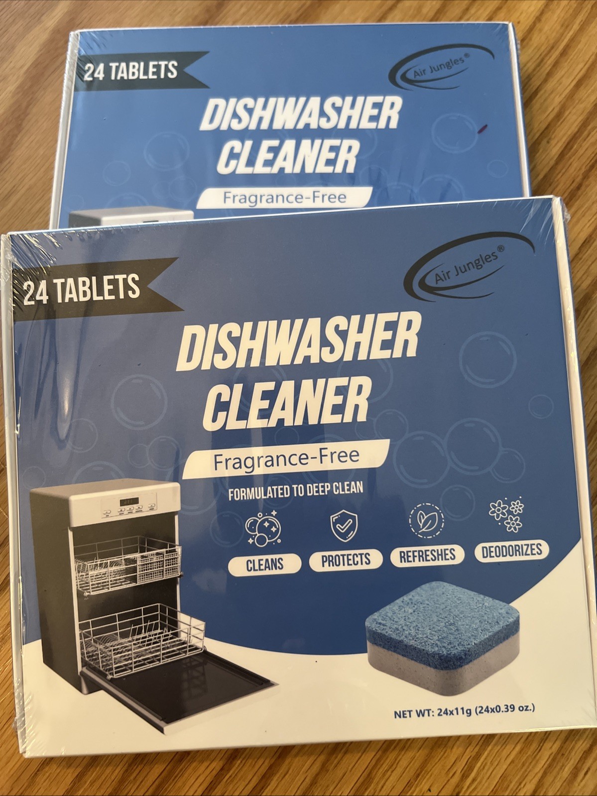 48ct Dishwasher Cleaner Fragrance-Free Deep Clean Tablets / New 2 packs of 24ct