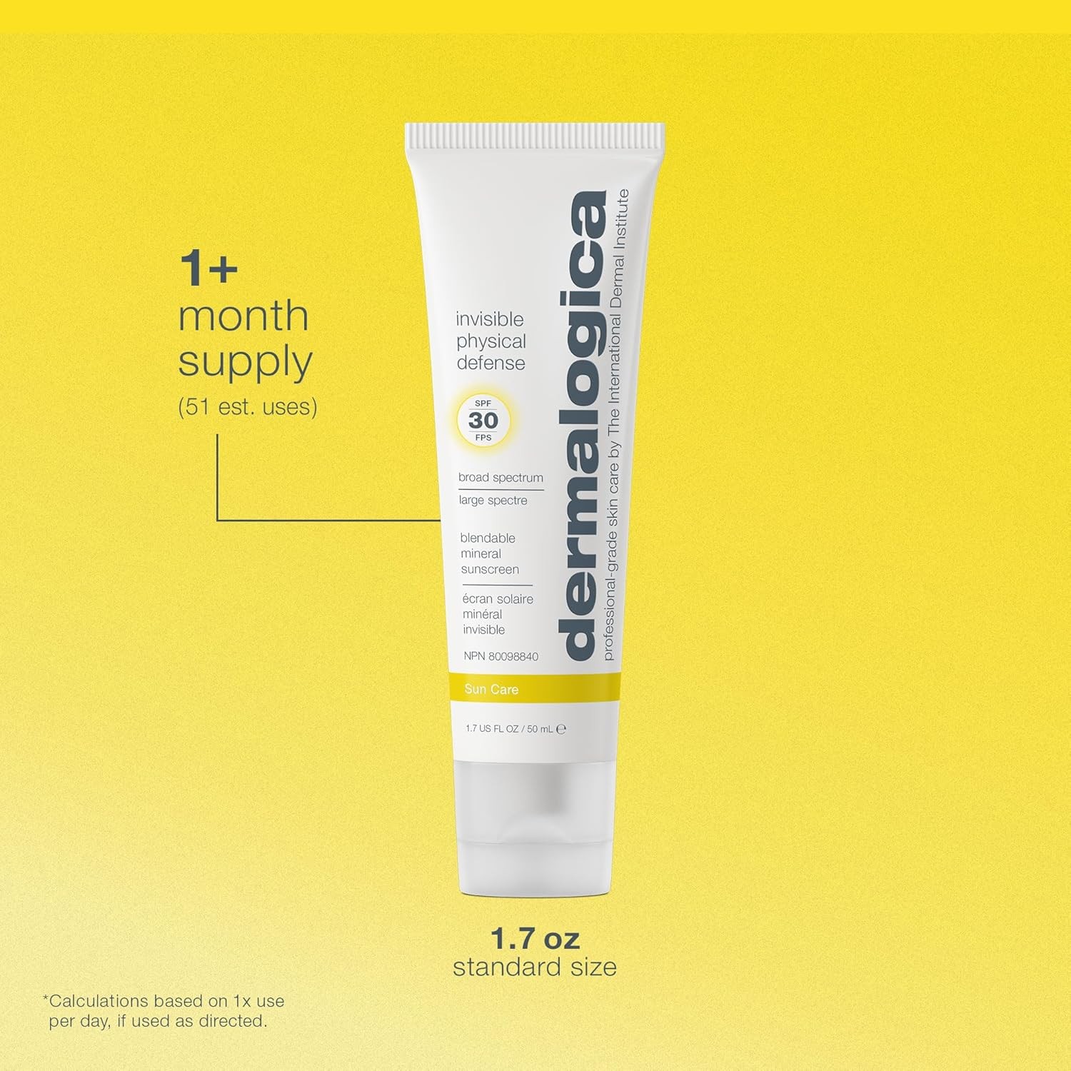 Dermalogica Invisible Physical Defense SPF30 (1.7 Fl Oz) Face Sunscreen Moistu