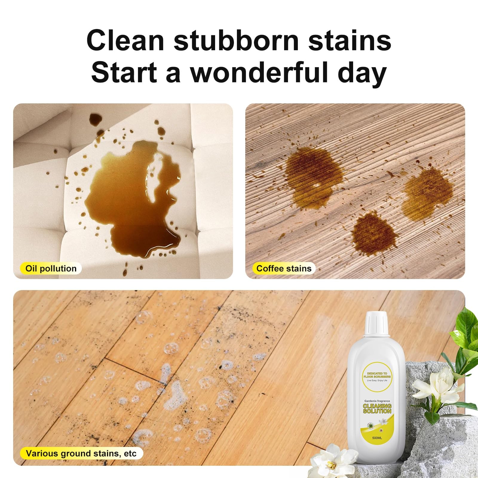 Floor Cleaning Solution Compatible With Tineco, Deep Cleans for Multiple Hard…