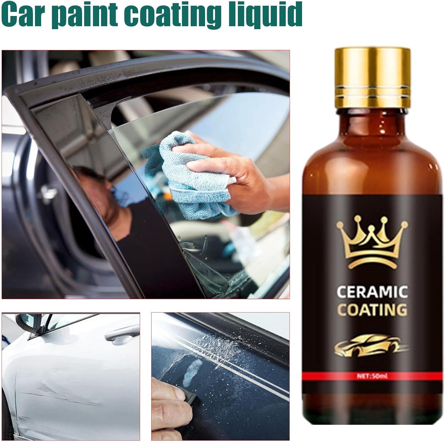 Auto Ceramic Coating,Hydrophobic Coating Agent, Long Lasting Detailing Supplies