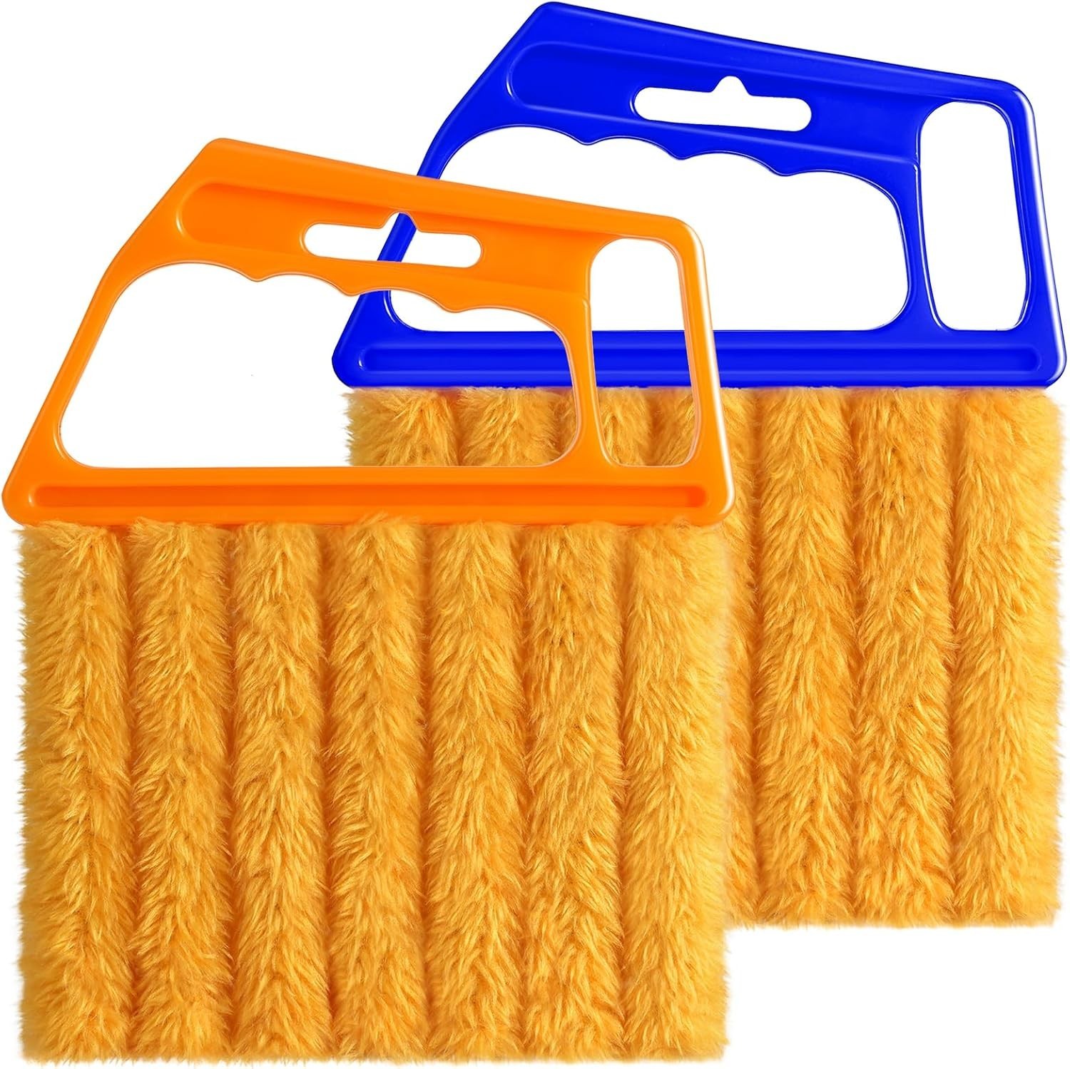 2 Pcs Blind Cleaner Duster Tool,Blind Dusters for Cleaning,Cleaning Brush,7 Fing