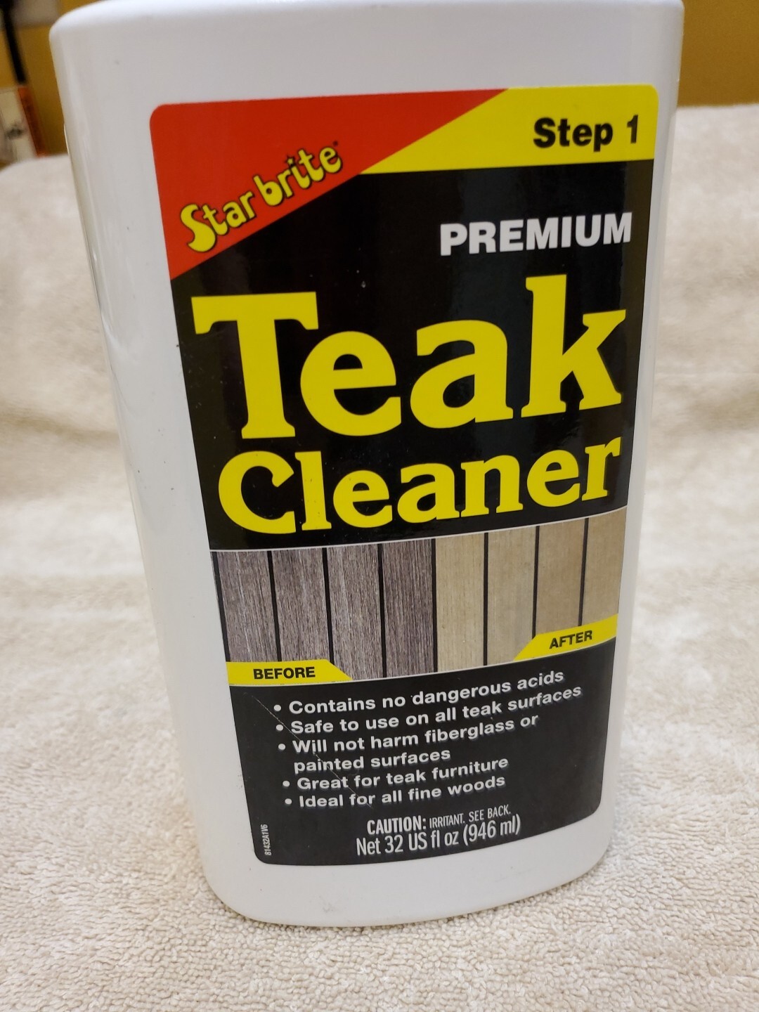 Star Bright Premium Teak Cleaner/Step One 32 Ox