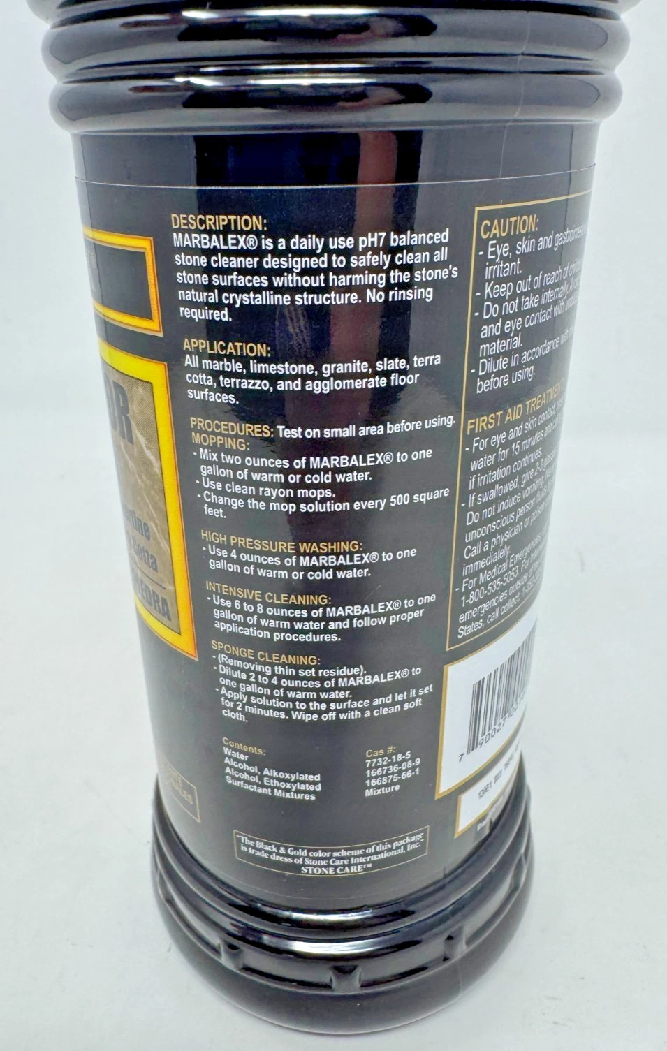 Marbalex 32oz SCI Stone Care International Floor Cleaner Marble Granite New