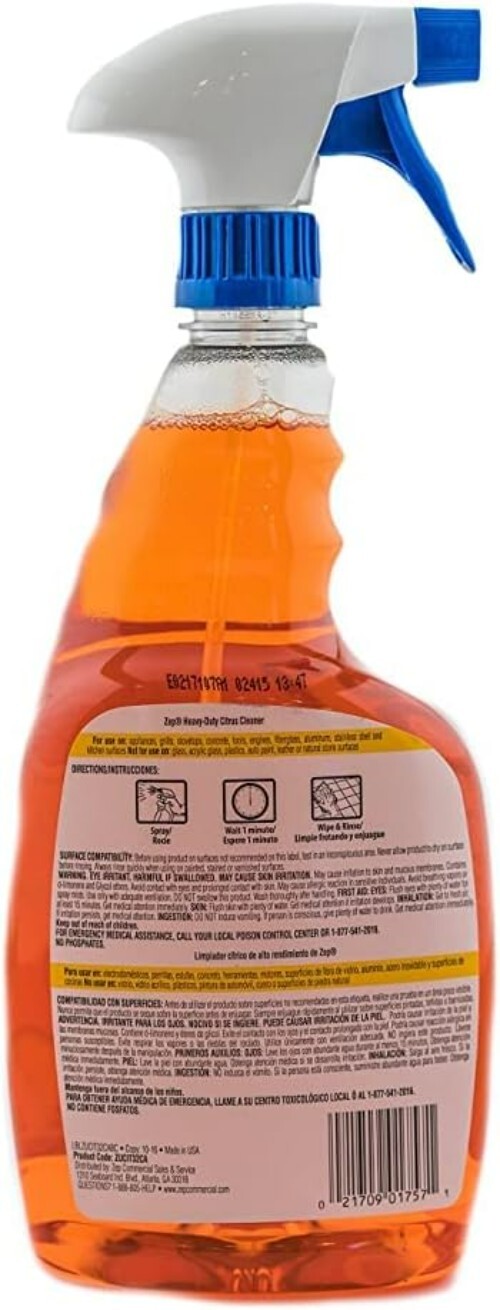 Citrus Degreaser – Removes Adhesives, Grease & Oil – Fresh Citrus Scent