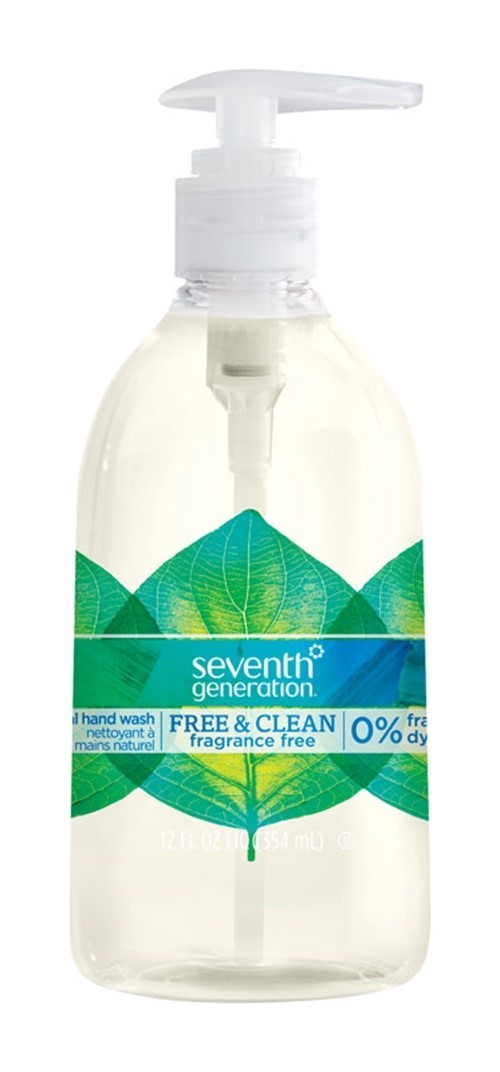 Seventh Generation Free and Clean Fragrance Free Scent Liquid Hand Soap 12 oz