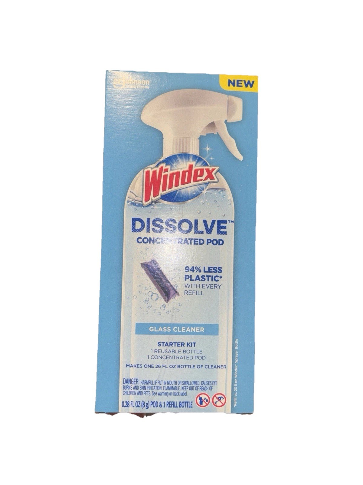 Windex Dissolve Concentrated Pods Multisurface Cleaner Starter contains 1 (Q)