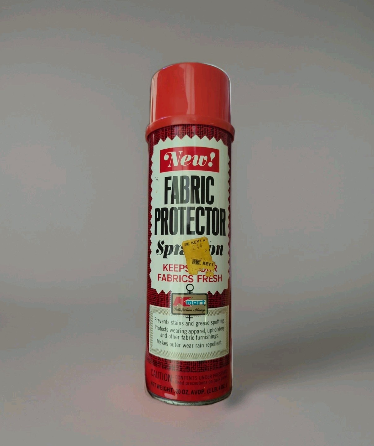 Vintage Kmart Fabric Protector Spray 20 Oz Almost Full Prop Grandma’s Pantry
