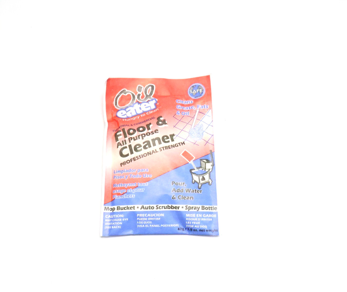 Lot of 94 Oil Eater Floor & All Purpose Cleaner Professional Strength Packet NEW