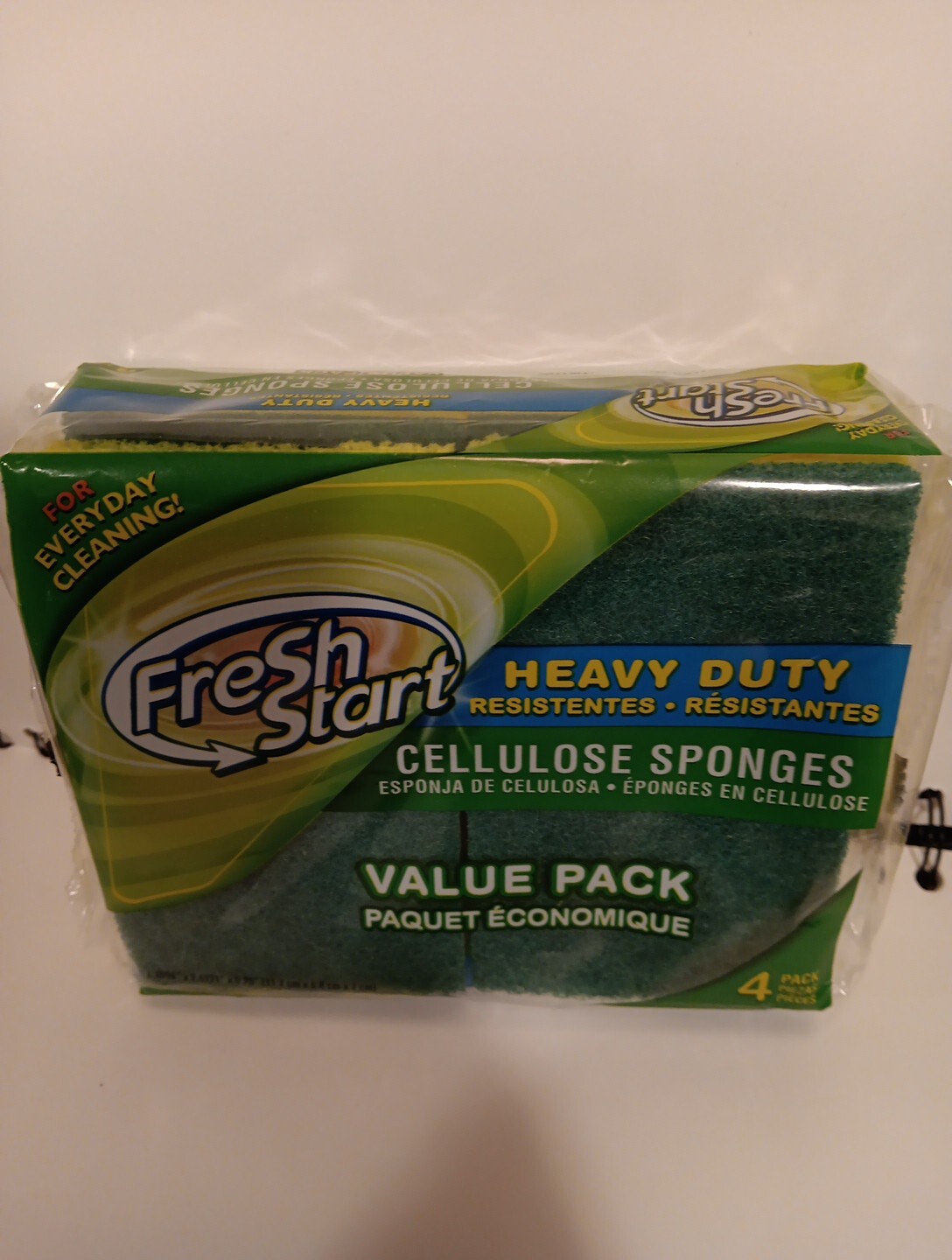 Sponges, Heavy duty cellulose sponges value 4 Pack, Great for all Tough Cleaning