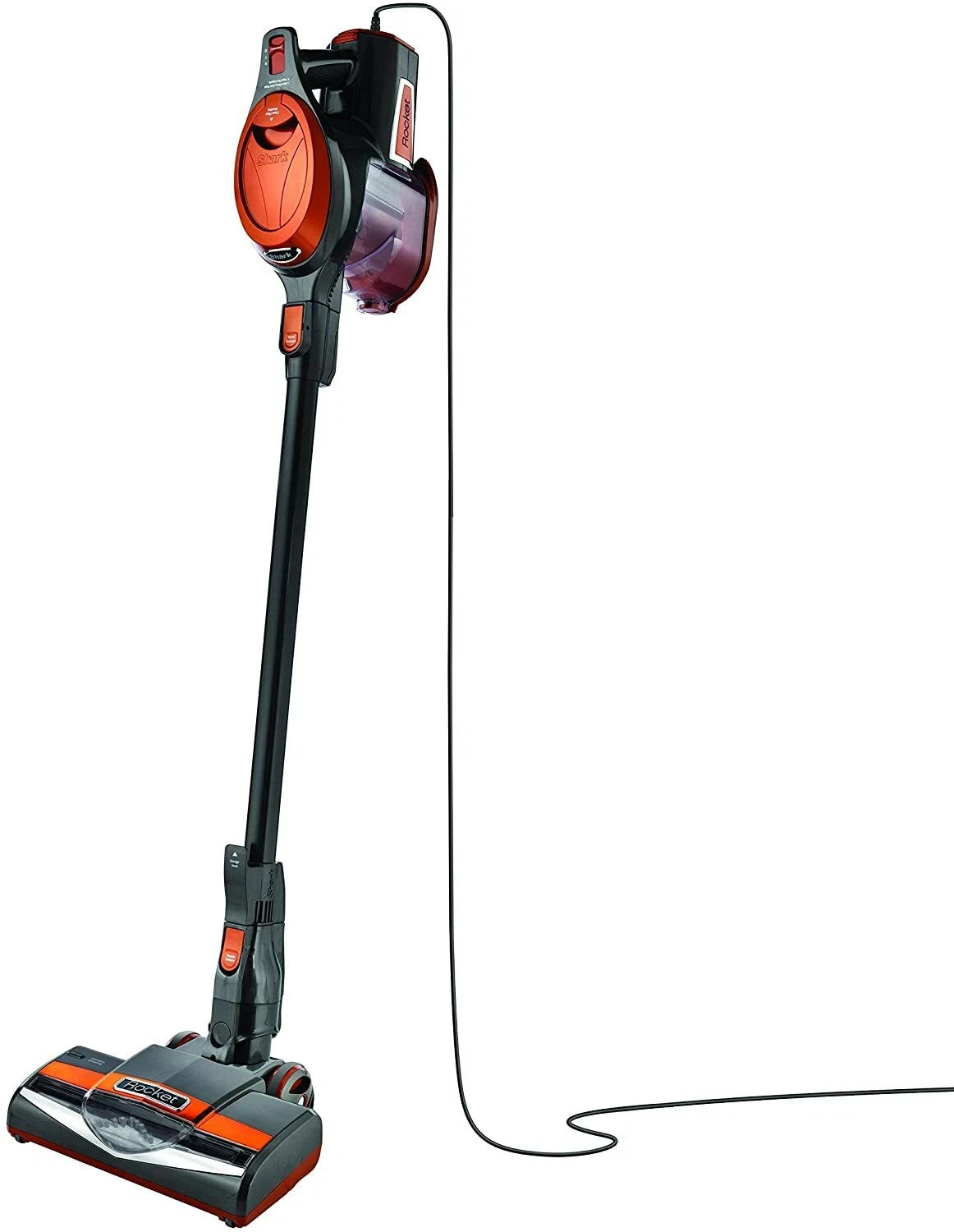 Shark Rocket HV301 Upright Stick Vacuum Cleaner Swivel Steering Orange