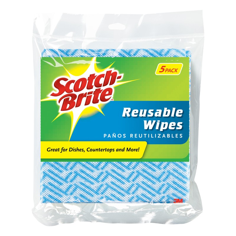 Scotch-Brite 9053-12-SM Microfiber Cleaning Cloth 11.5 Wx19.5 L in. (Pack of 12)