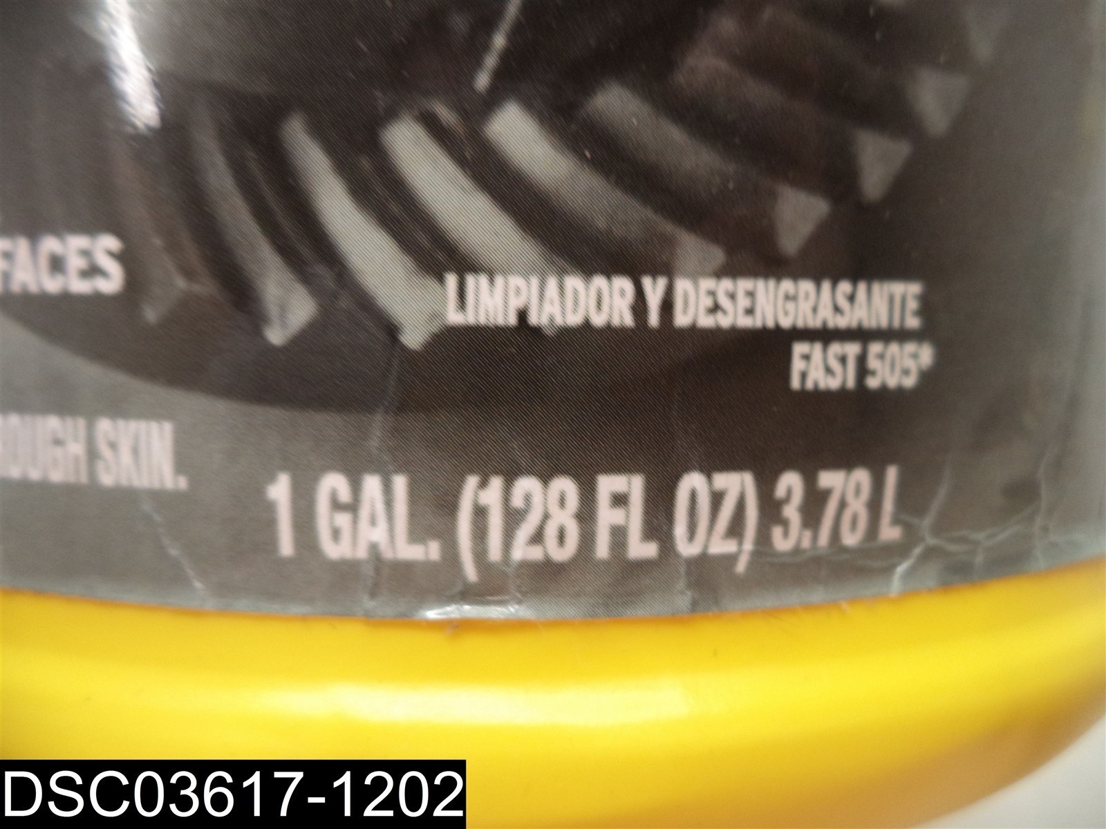QTY=4 Gal(4X1 Gal):ZU505128 Zep Fast 505 Lemon Cleaner and Degreaser