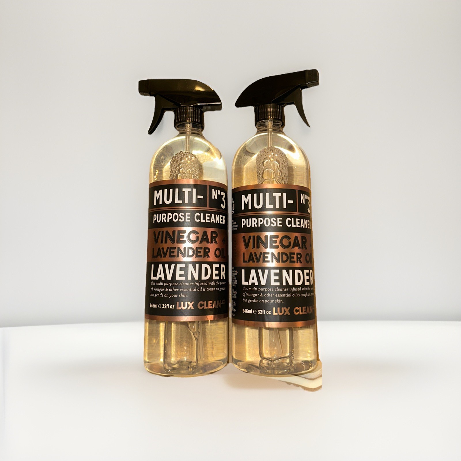 2-Pk~ LUX CLEAN ~ VINEGAR + LAVENDER OIL Kitchen Refresh Cleaner Odor Deodorizer