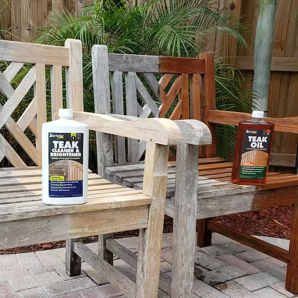 32 Oz. Teak Cleaner and Brightener for Fine Wood – Wood Restoration Solution