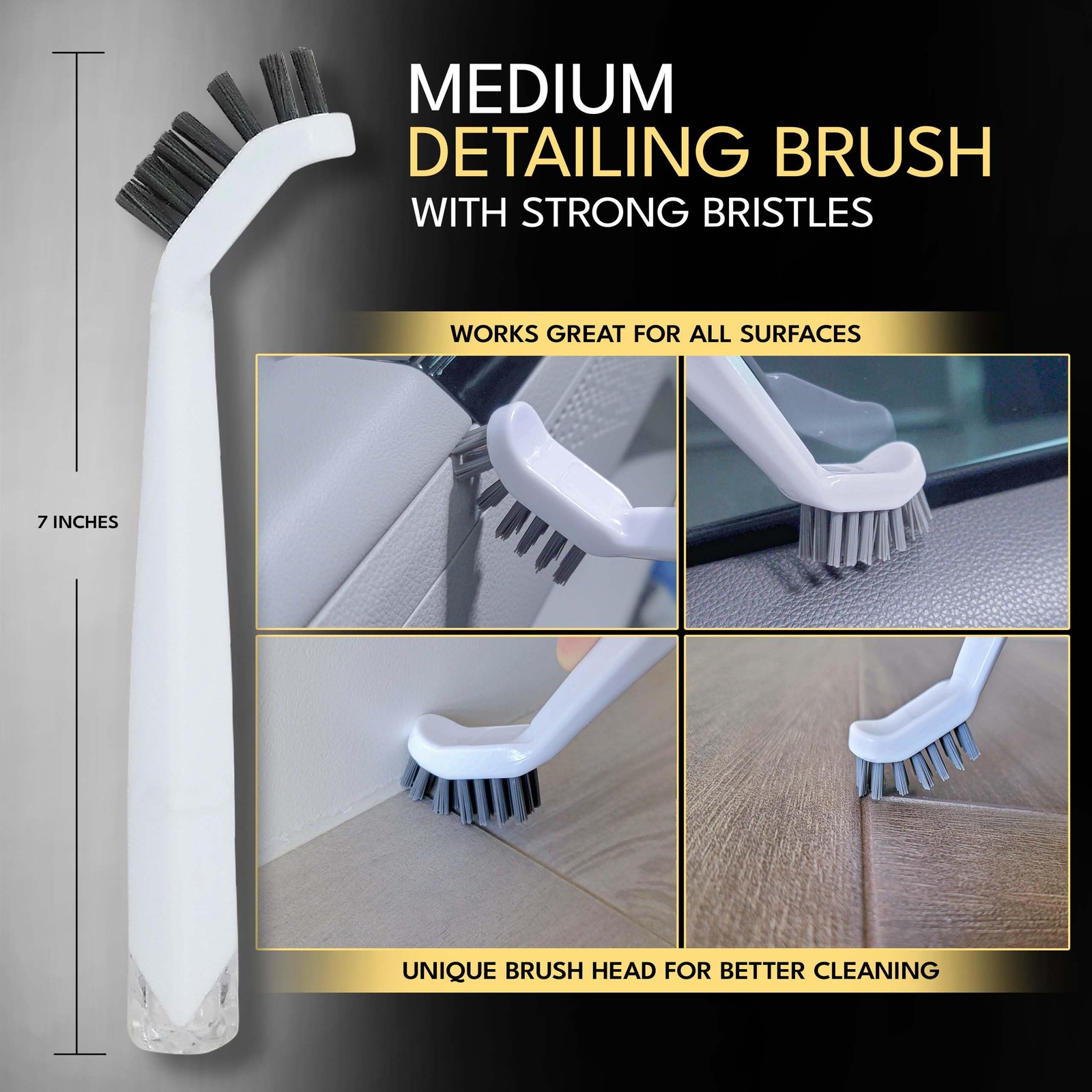 Small Cleaning Brush Set 3pcs—Crevice Brushes for Cleaning—Scrub Brushes Set …