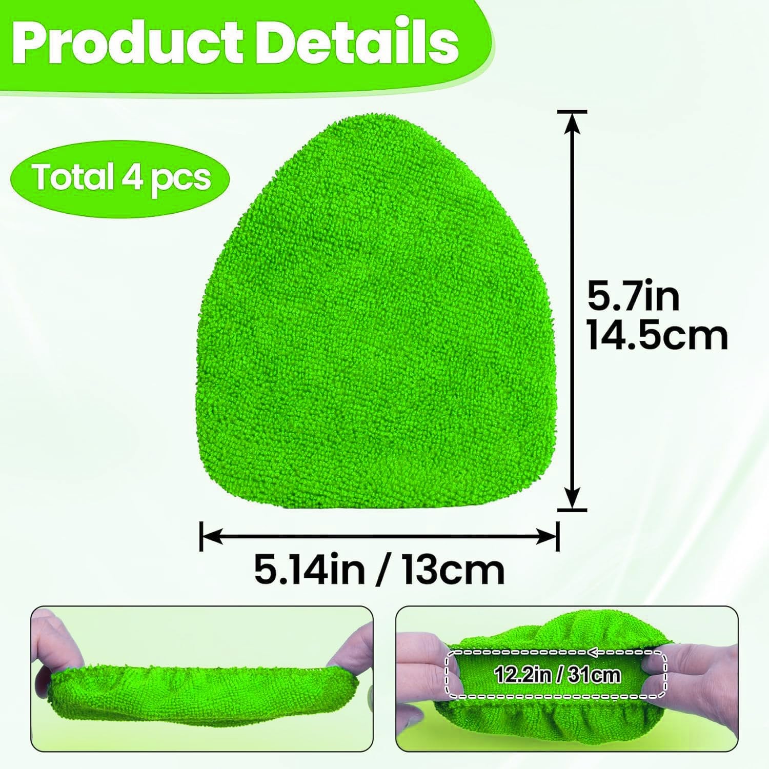 Car Windshield Cleaner Tool Bonnets,Microfiber Cleaning Cloth for Windshield Cle
