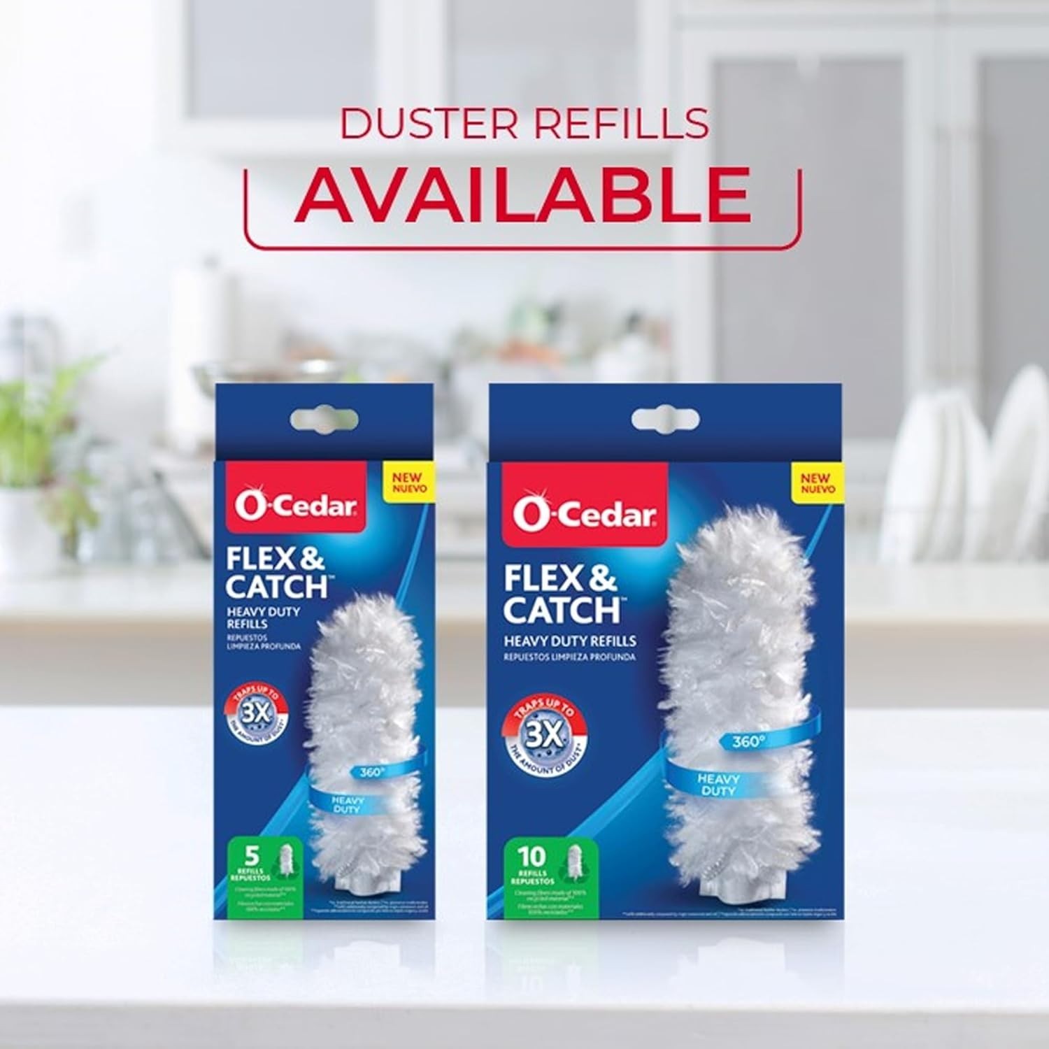 Flex & Catch Heavy Duty Dusting Kit with 3 Disposable Duster Refills | New & …