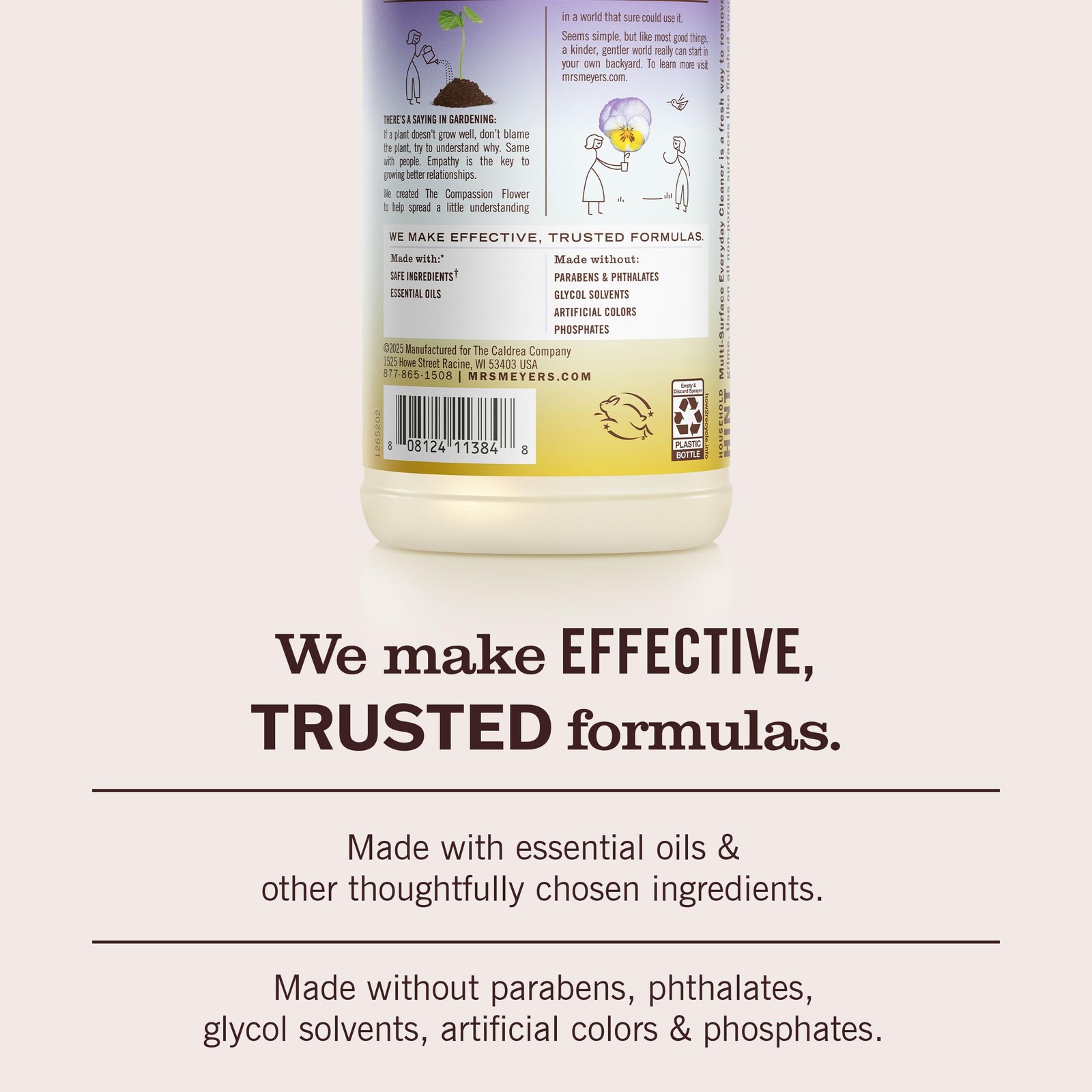 MultiSurface Everyday Cleaner, Compassion Flower Scent, 16 Fl Oz Bottle 3 Pack
