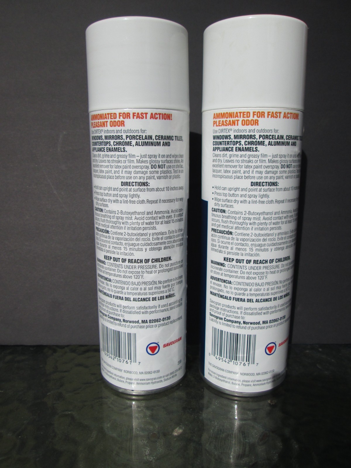 Savogran 10761 Dirtex Spray Cleaner 18 Ounce Multi Surface 2 Pack