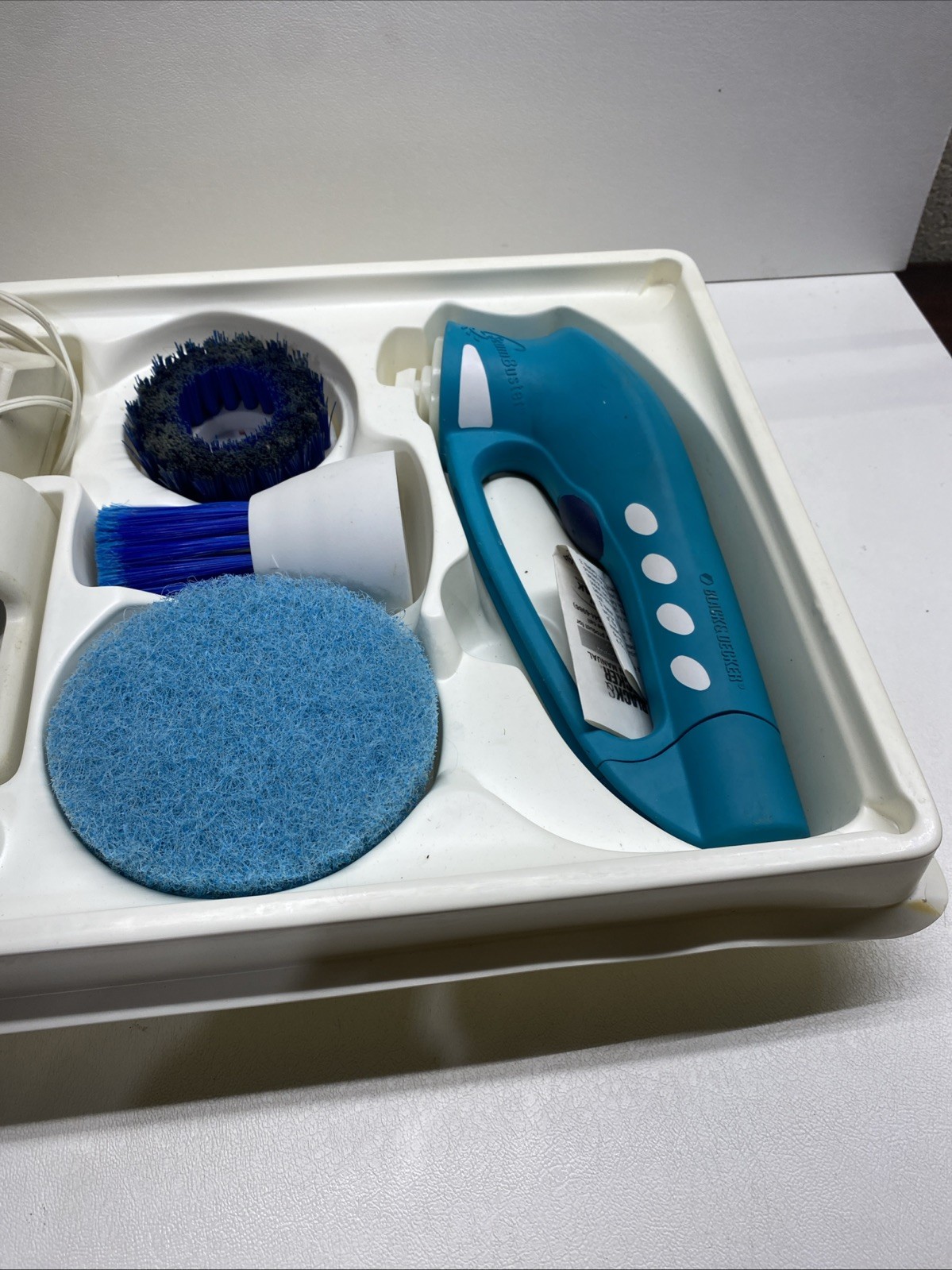 Black &Decker ScumBuster SB400 Cordless Scrubber Kit Blue VersaPak-Used-Open Box