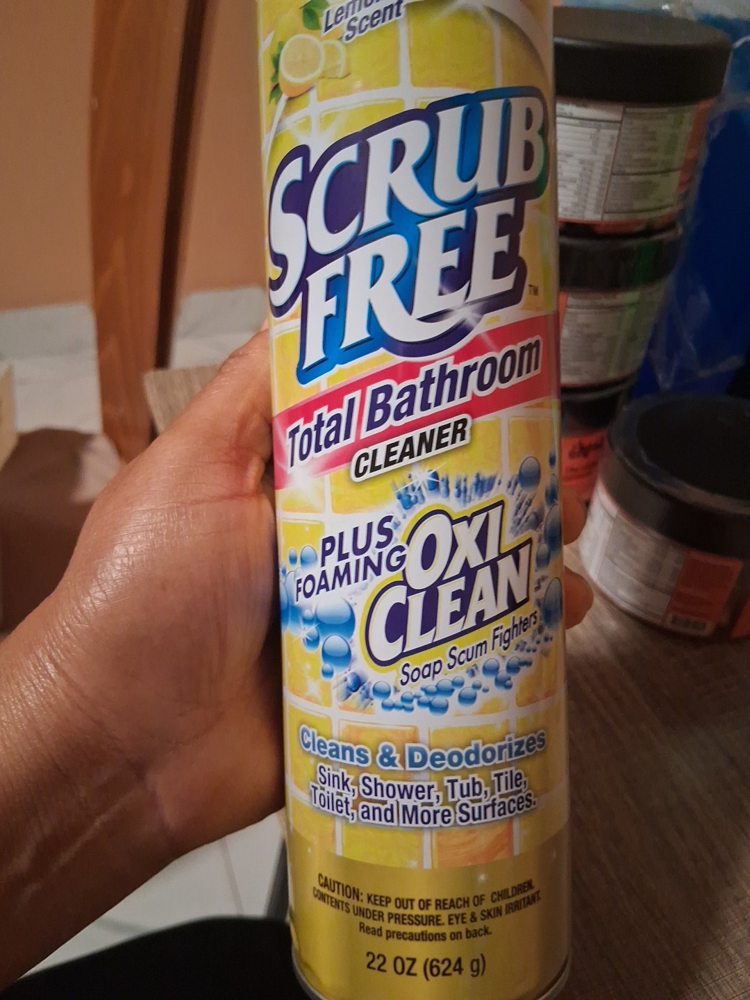 scrub free total Bathroom cleaner