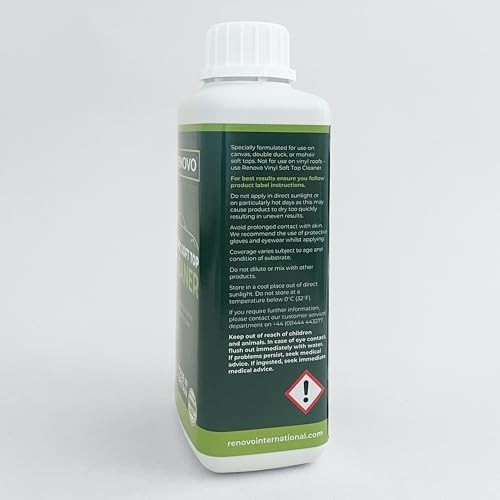 Convertible Top Cleaner 500ml Water Based Fabric Neutral For Automotive Care