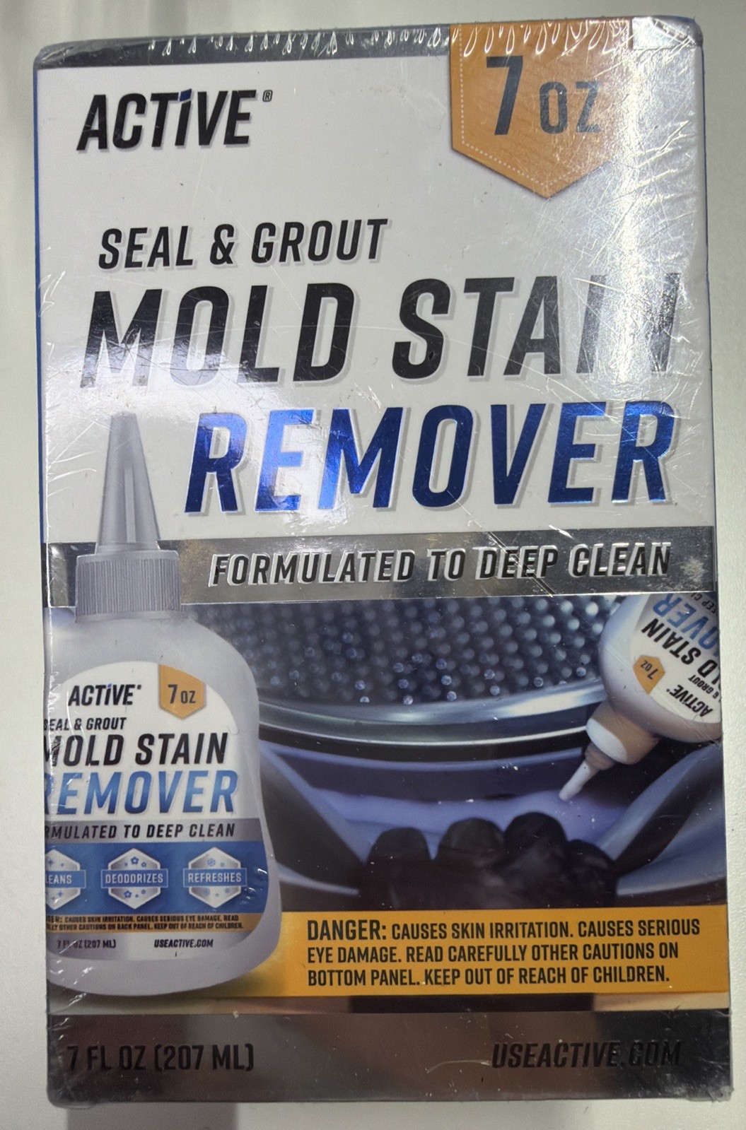 Active Seal Grout Mold Stain Remover, 7 oz Formulated To Deep Clean