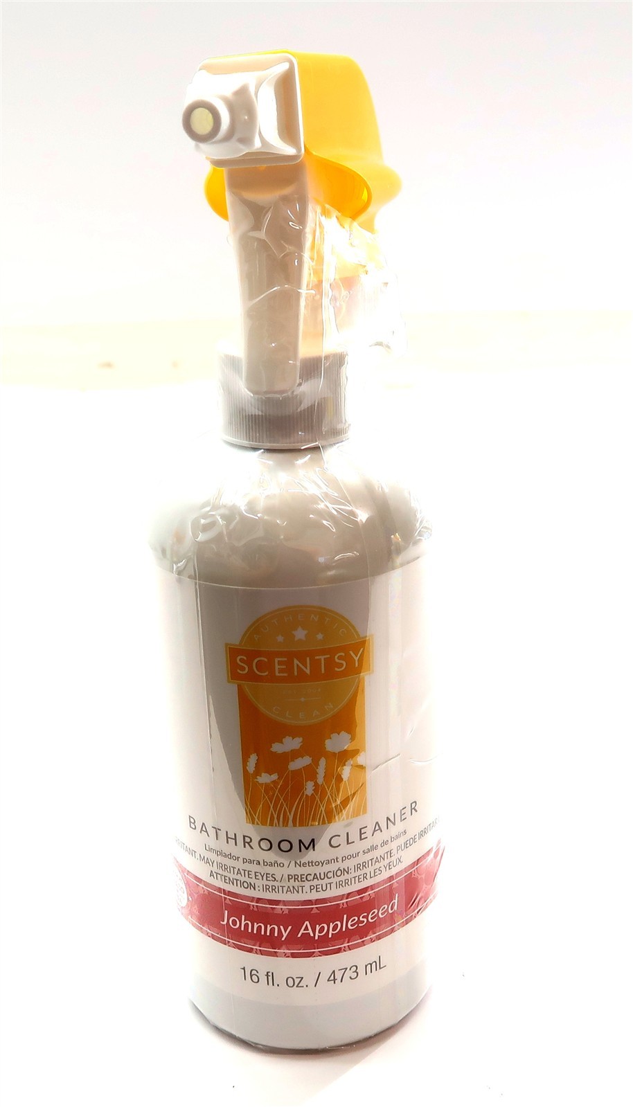 New SCENTSY BATHROOM CLEANER in Johnny Appleseed Scent Spray Bottle 16 Oz 59131