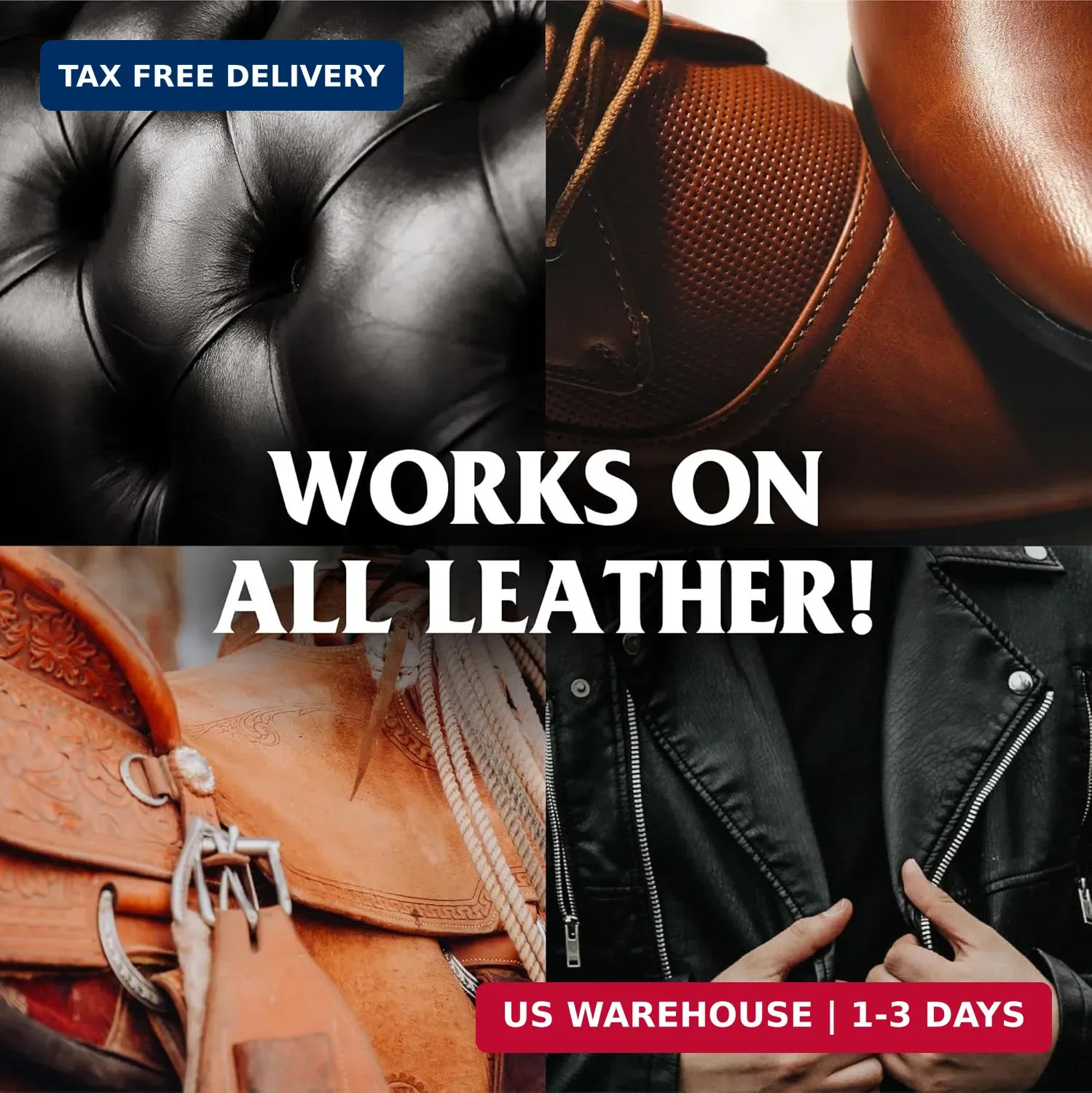 MR. LEATHER Cleaner and Conditioner (8 oz) – Restores & Protects All Leather wit