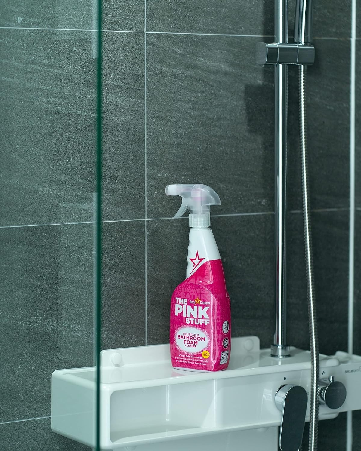 The Pink Stuff – Miracle Bathroom Foam Cleaner 750ml – Baths, Tiles, Soap Scu…