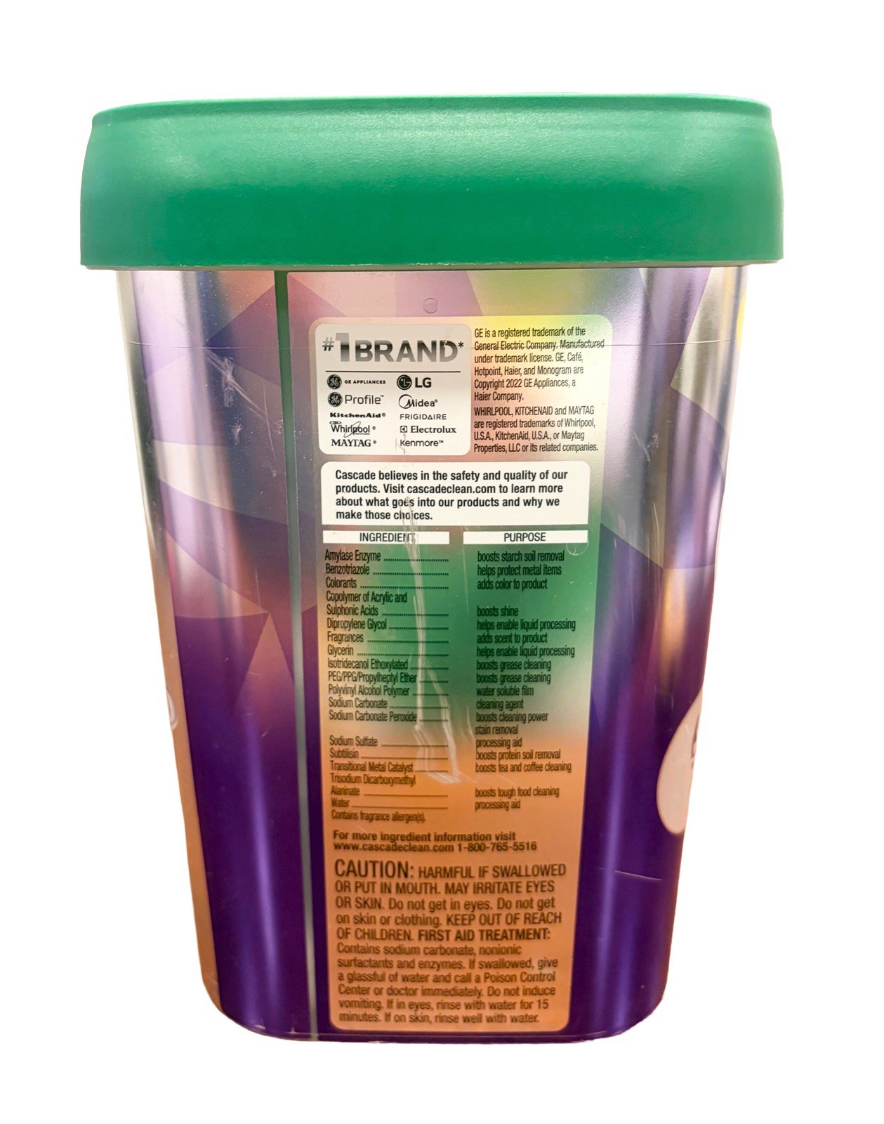 Cascade Platinum Plus dishwasher detergent 81 Actionpacs 2.76lbs