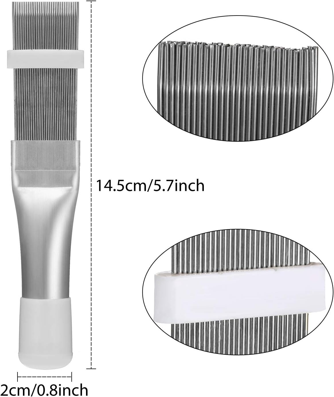 3-Piece Stainless Steel and Plastic Coil Cleaner Set for Efficient Appliance …
