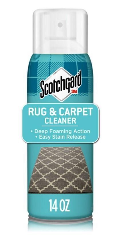 3M SCOTCHGARD Rug & Carpet Cleaner Upholstery Clothing Stain Protector 14oz Foam