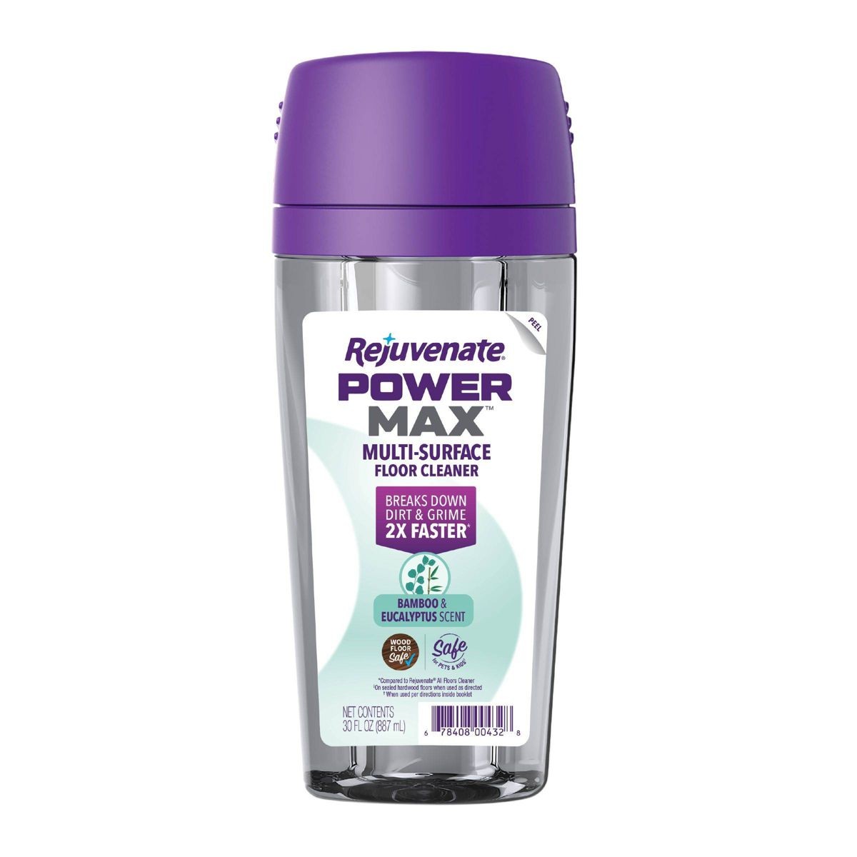 Bamboo & Eucalyptus PowerMax Multi-Surface Floor Cleaner Liquid – 30oz