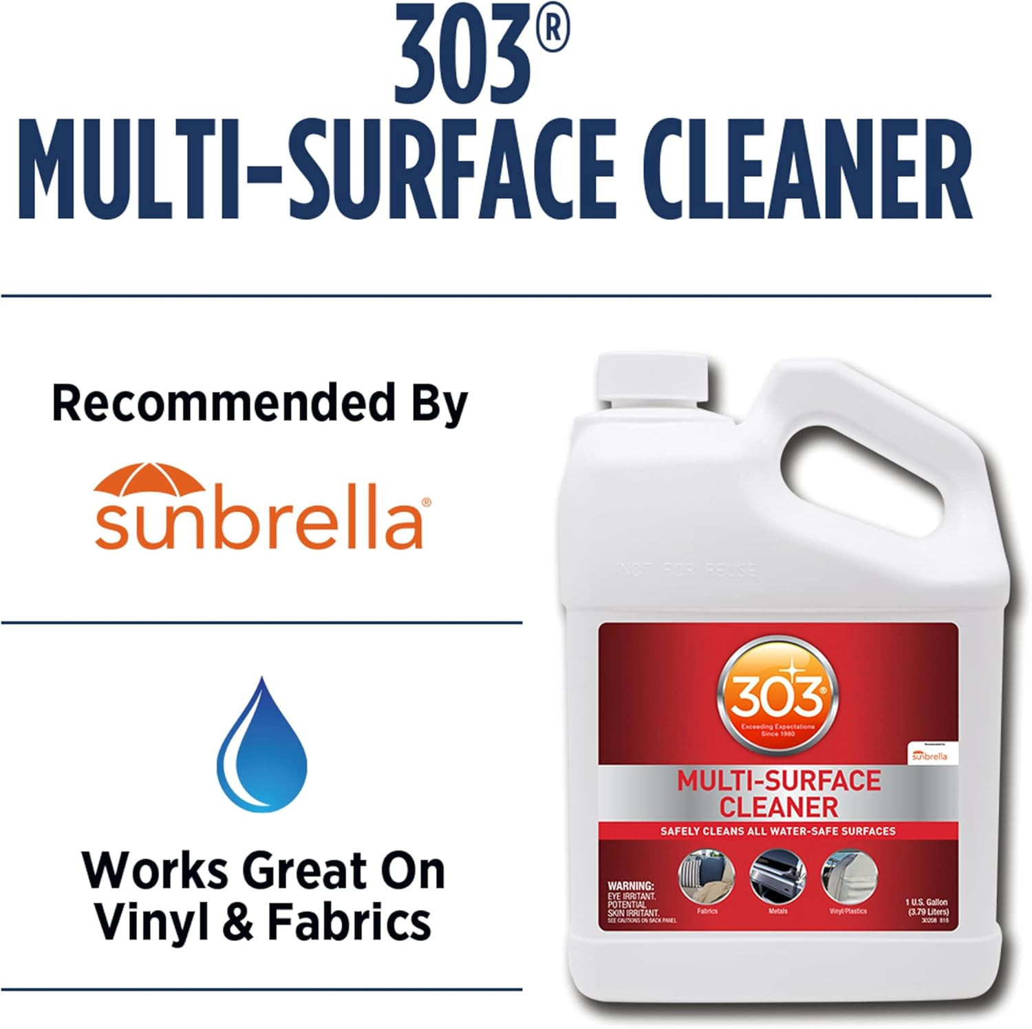 Multi-Surface Cleaner – Safely Cleans All Water Safe Surfaces, Including All Typ