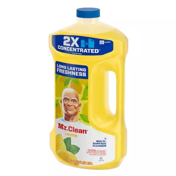 Mr. Clean 64 oz. Lemon Scent All-Purpose Multi Surface Cleaner, 2x Concentrated