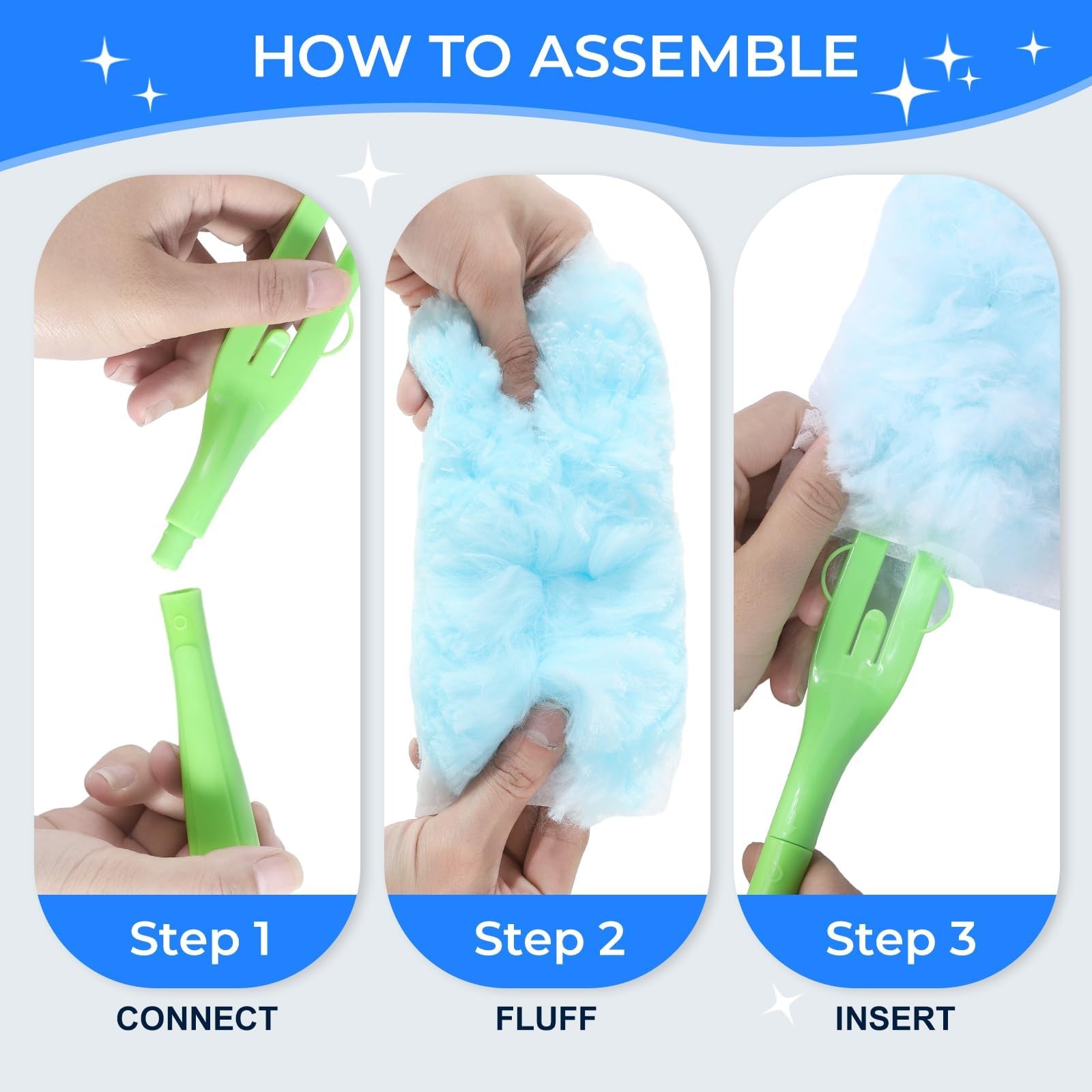 30pcs Disposable Dusters Refillsbulk Heavy Duty Dusters Refills 360 Degree Duste