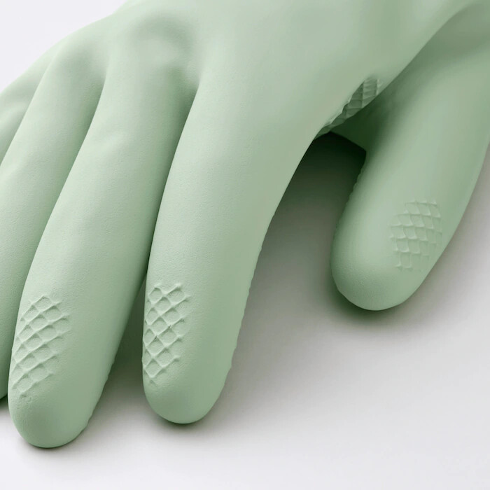 New IKEA RINNIG Green Cleaning Gloves Size S