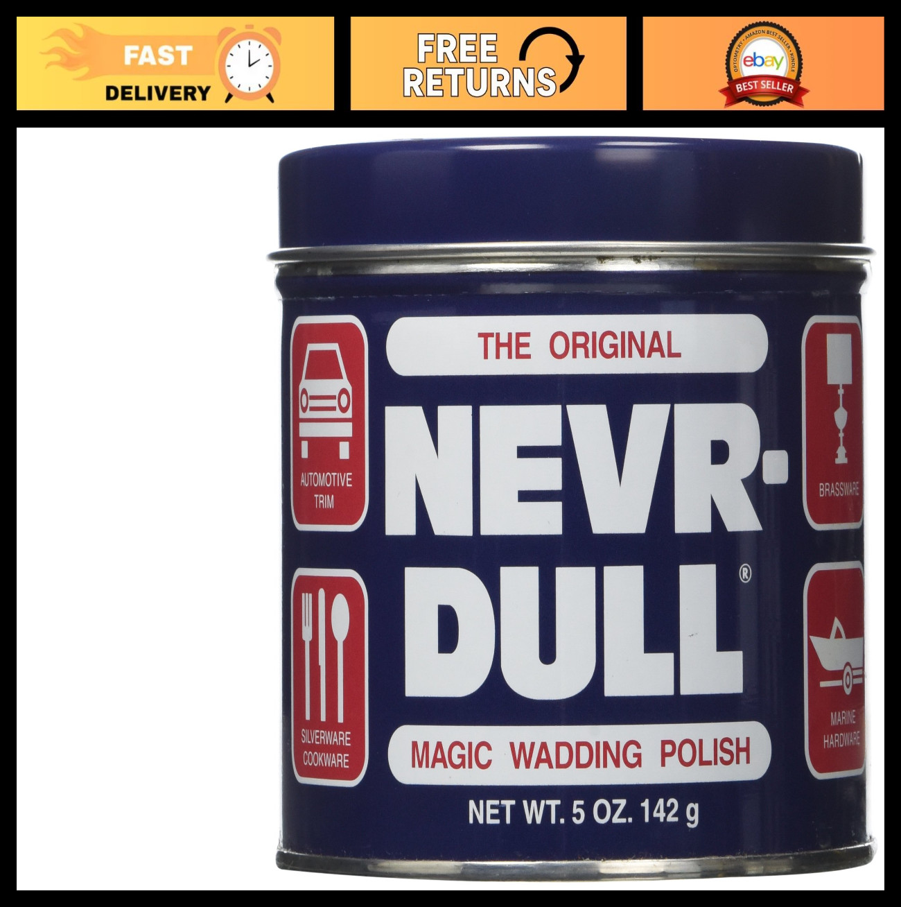 5oz Metal Polish Cleaner – Restore Shine & Luster, Non-Toxic, Easy Application