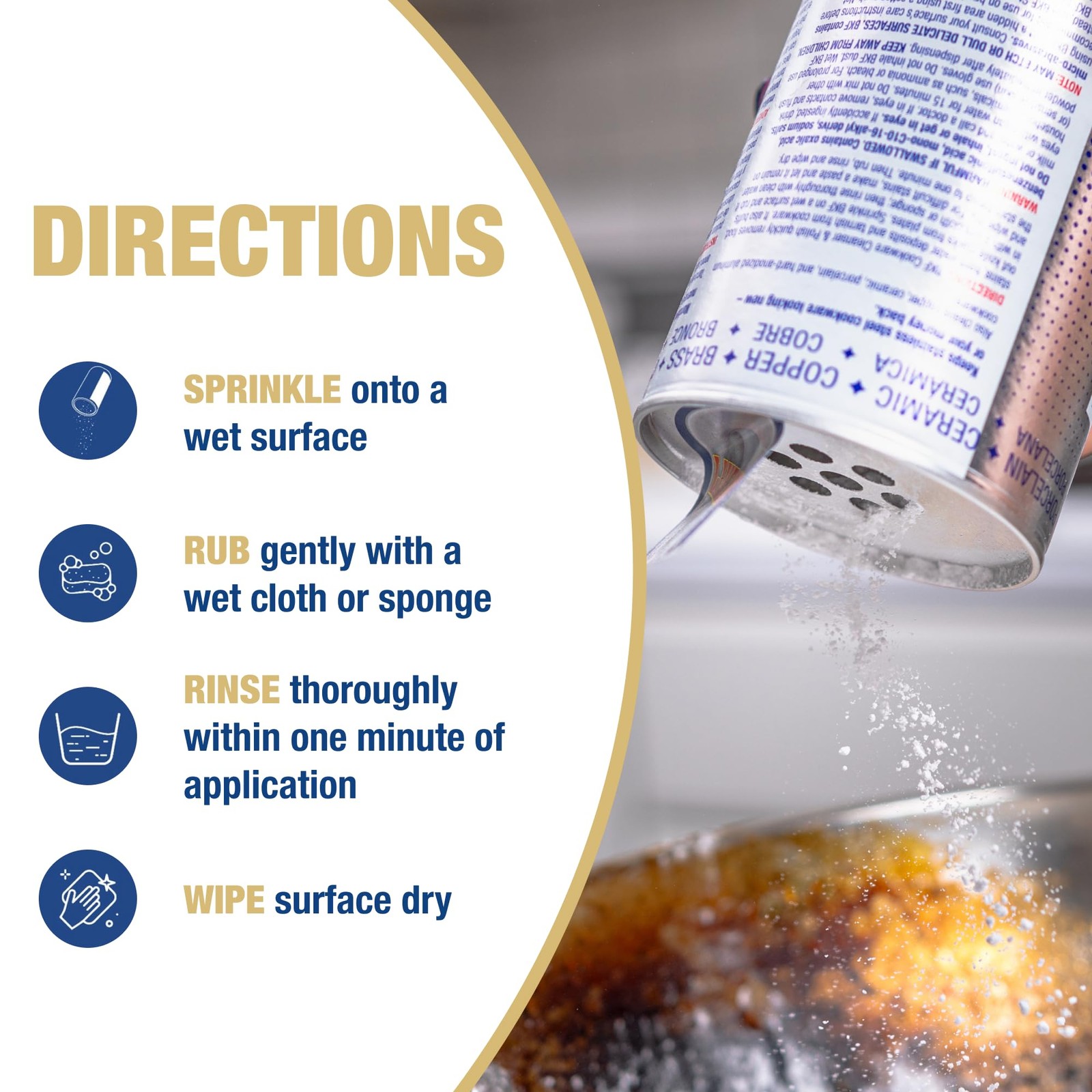 Cookware Cleanser & Polish (2 x 12 oz) Stainless Steel Cleaner & Degreaser fo…
