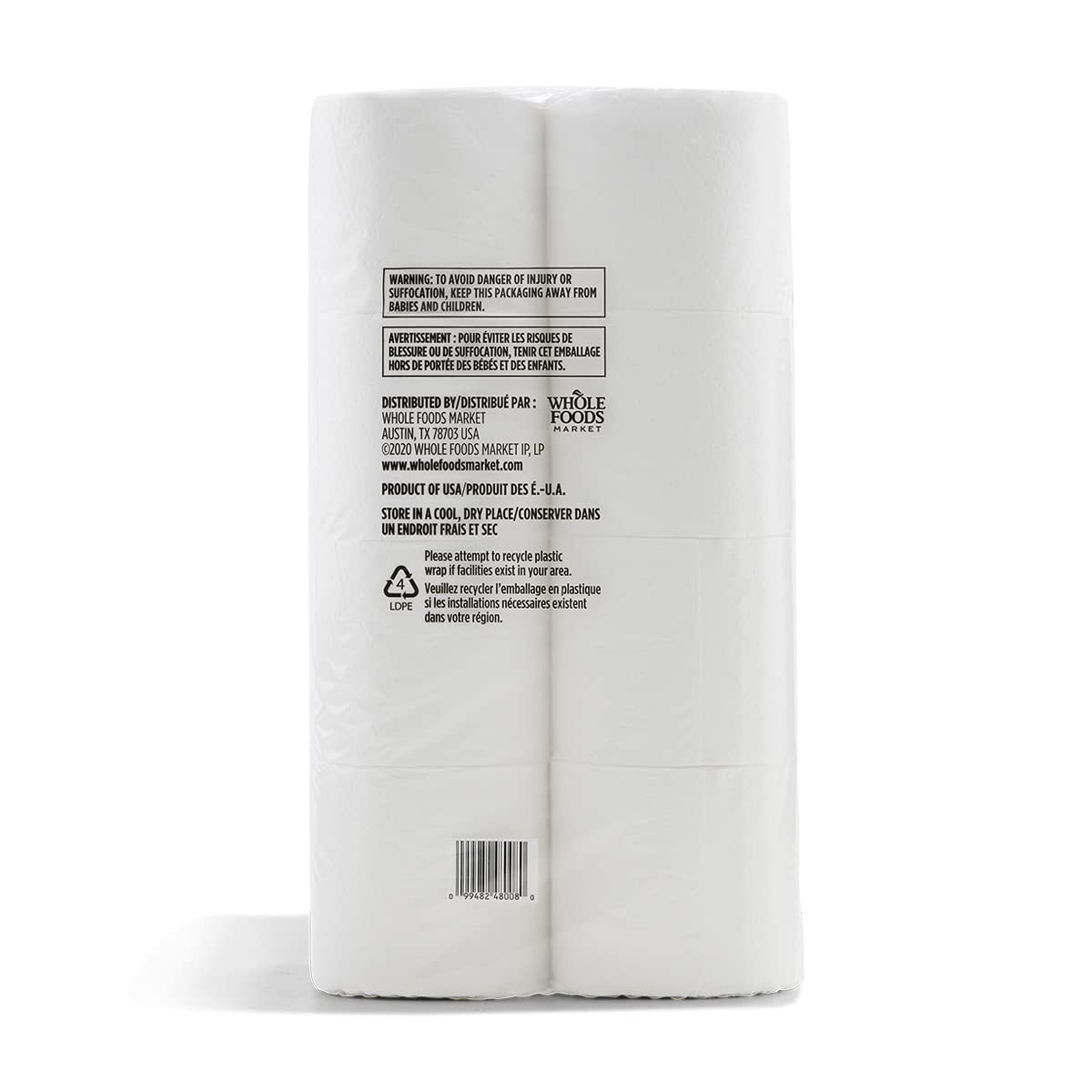 365 By WFM, 100% Recycled Bath Tissue, 260 Sheets Per Roll, 24 Count – 1 Pack