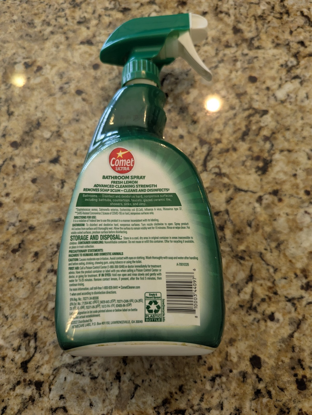 Comet Ultra Bathroom Spray Fresh Lemon 1 Quart 32 fl oz