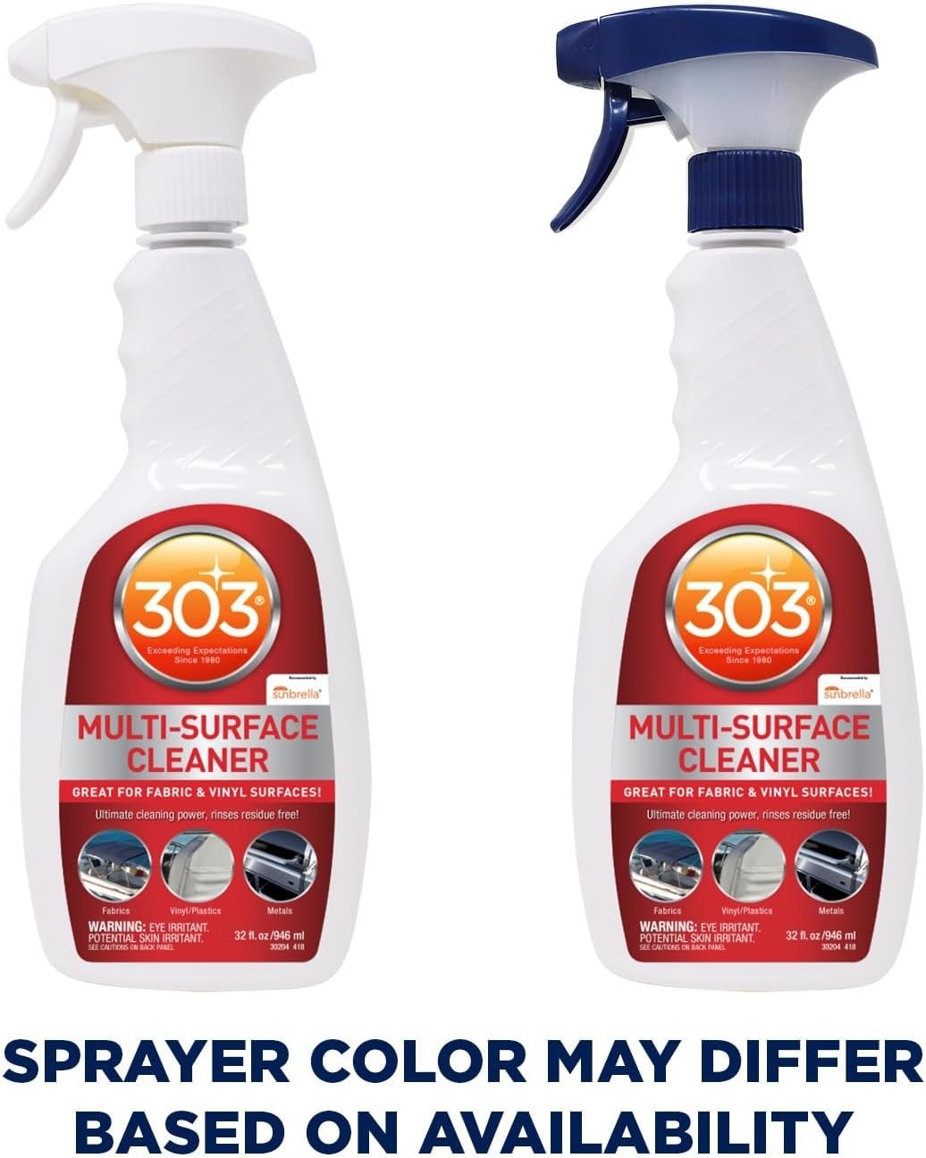 303 Marine Multi-Surface Cleaner Spray, 32 oz – Rinses Residue-Free for Fabrics